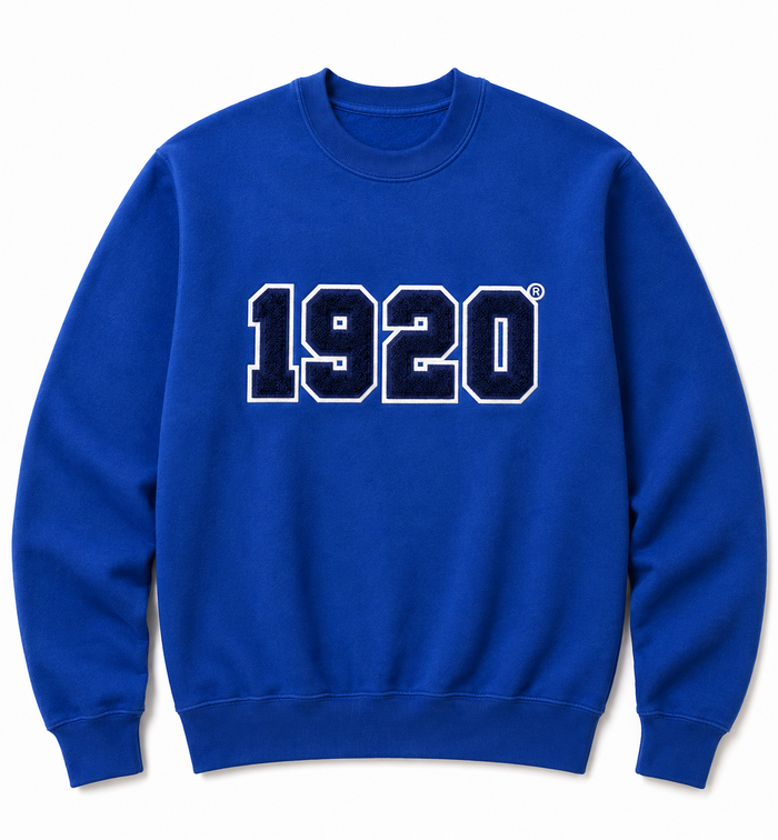 Zeta 1920 Chenille Crewneck