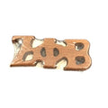 Zeta Large Wood Greek Pin
