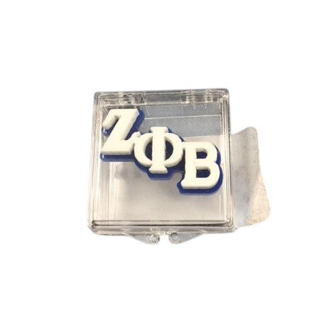Zeta Small Acrylic Greek Pin